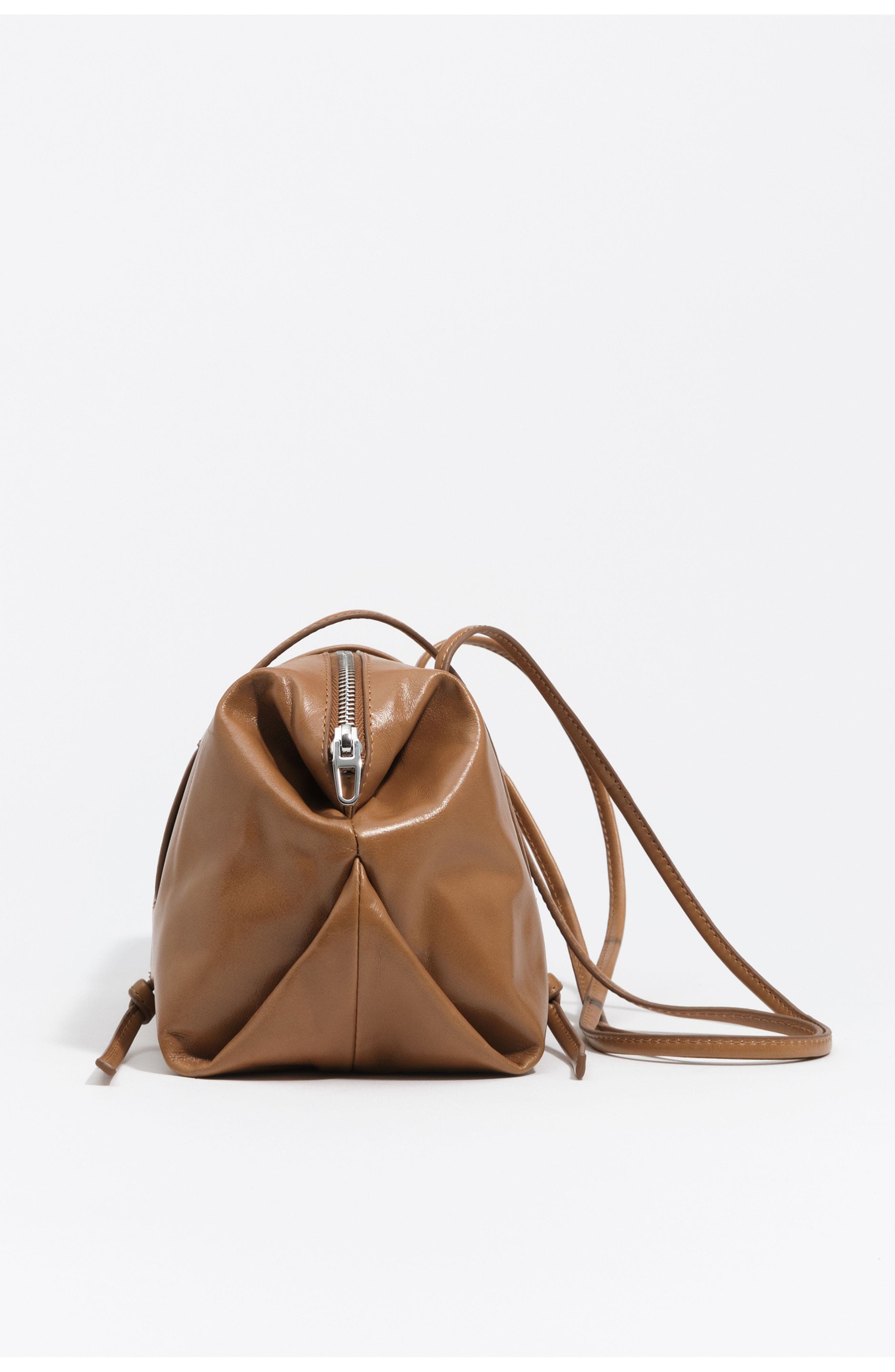 Leather Lolita Shoulder Bag, Alternate, color, HONEY