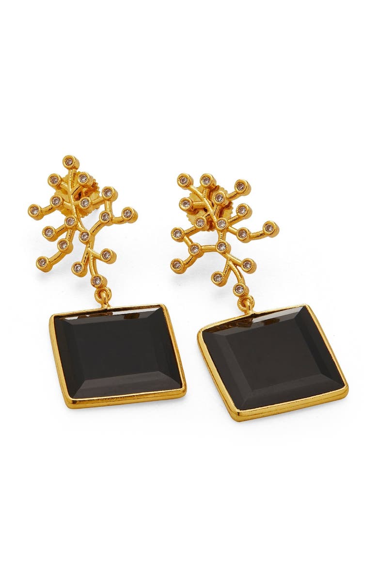 Dhwani Bansal BLANCO EARRINGS, Alternate, color, Gold Plated