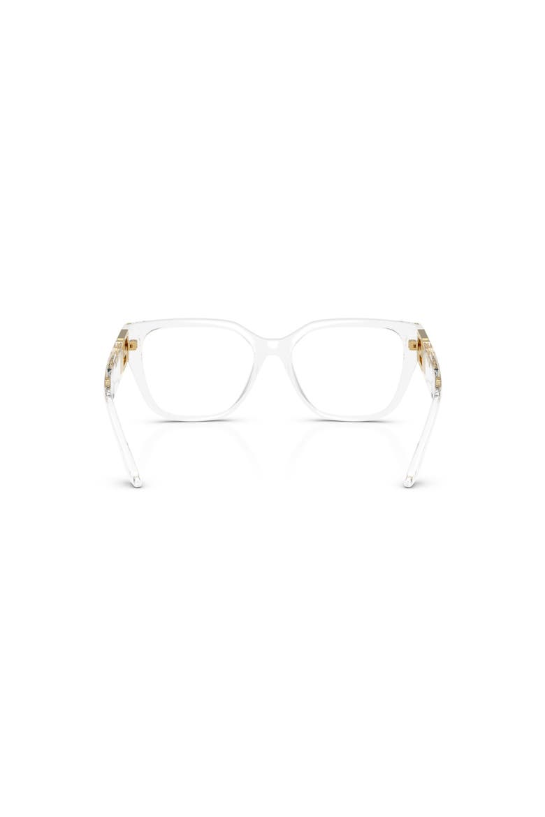 52mm Square optical glasses, Alternate, color, Transparent