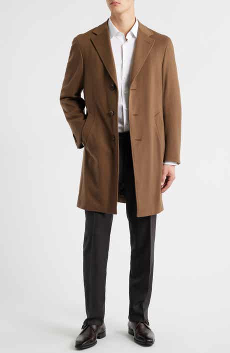 Canali Kei Trim Fit Wool & Cashmere Coat