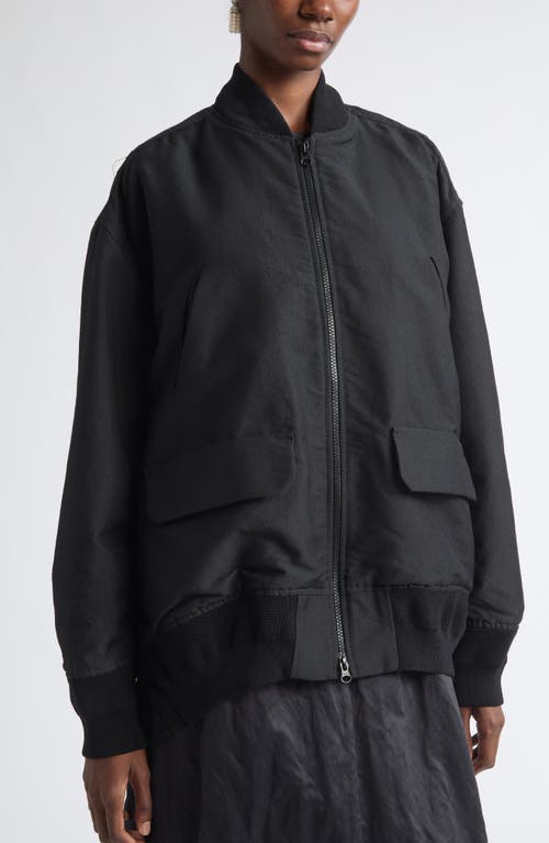 Nackiyé Nackiyè Aviator Oversize Jacket In Black