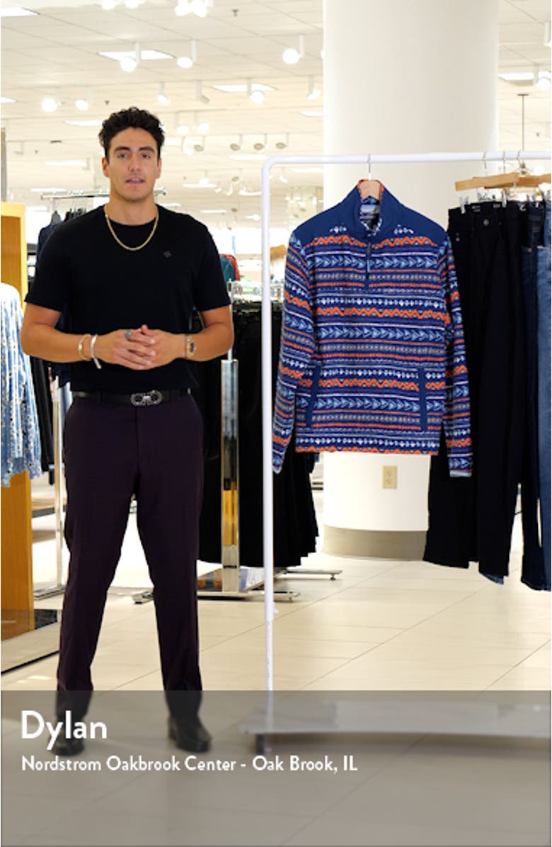 Quilted Quarter-Zip Pullover, sales video thumbnail