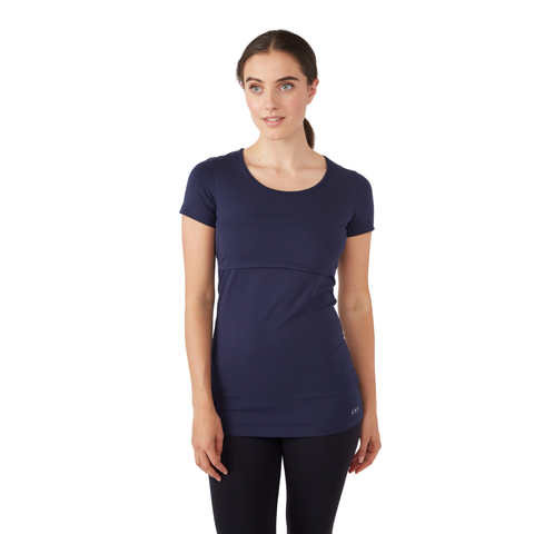 Modern Eternity Nia Short Sleeve Maternity & Nursing Top