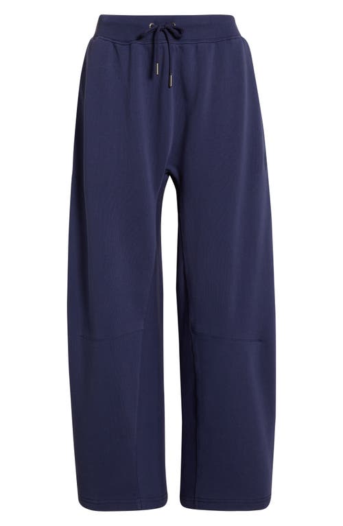 Free People You Wish Tie Waist Sweatpants In Blue