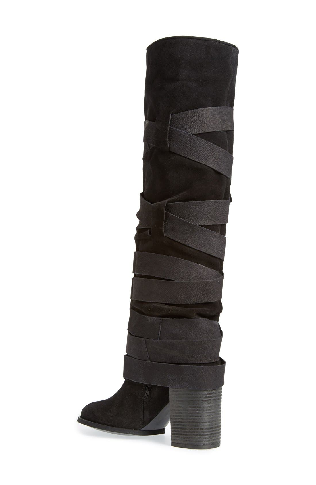 Free People 'Paradiso' Wraparound Strap Boot, Alternate, color, 