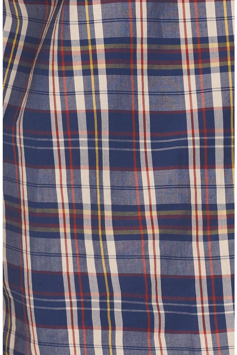 Cotton Pajamas (Nordstrom Exclusive), Alternate, color, PHILIPPA PLAID BLUE MULTI