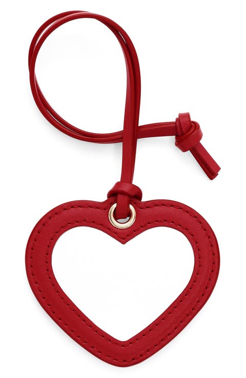 The Heart Mirror Bag Charm