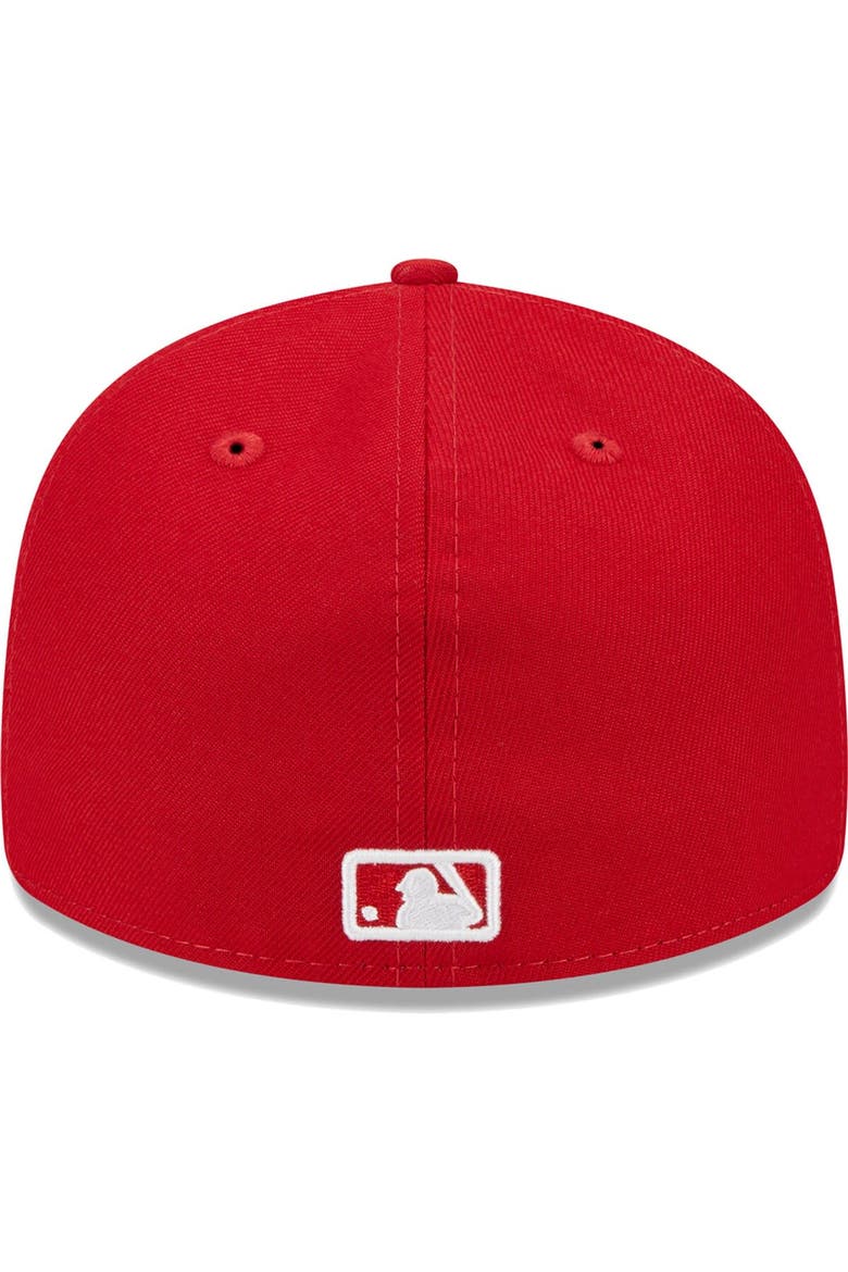 Men's New Era Scarlet San Francisco Giants Low Profile 59FIFTY Fitted Hat, Alternate, color, Scarlet