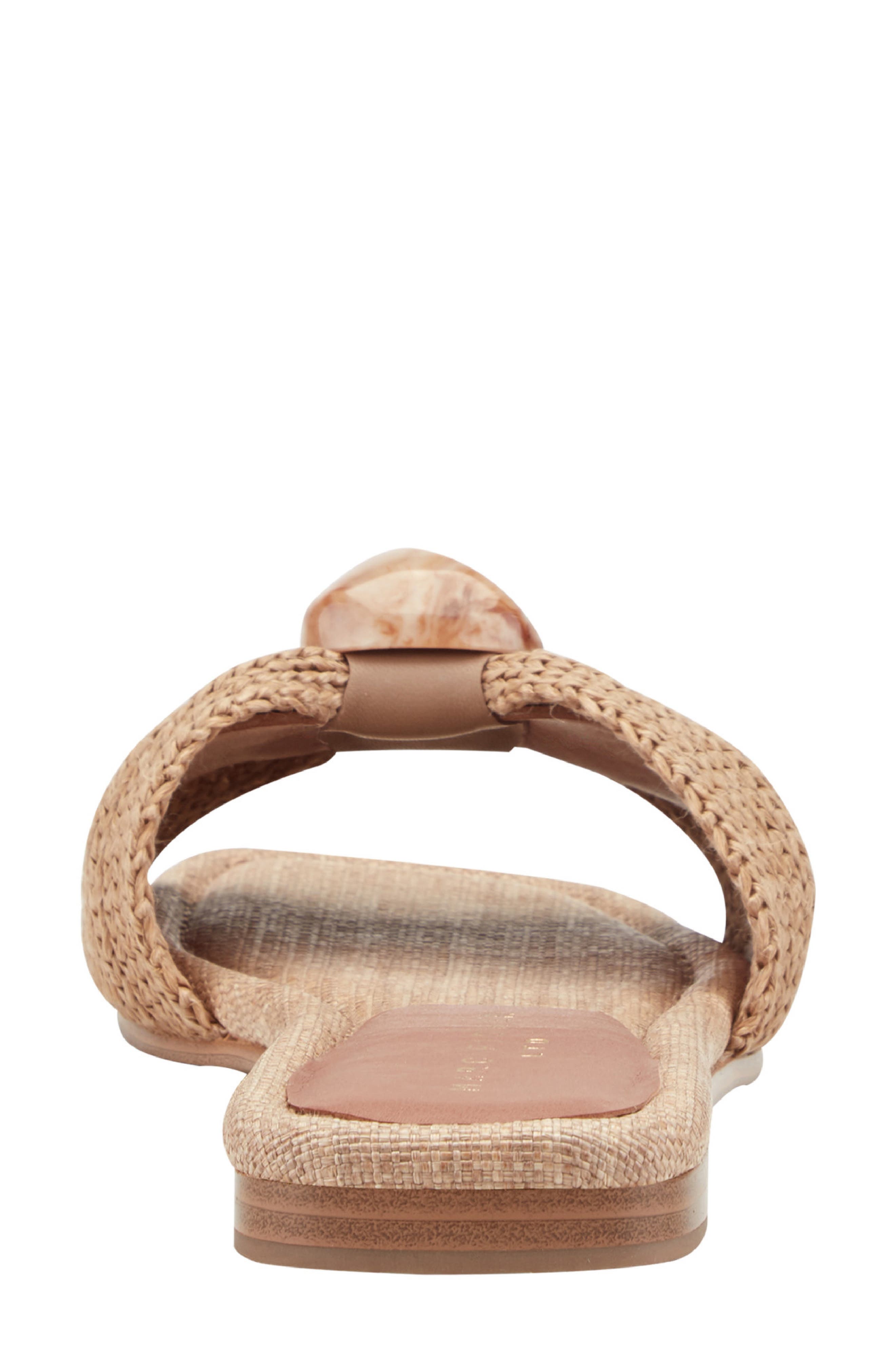 Marc Fisher LTD Nalena Slide Sandal, Alternate, color, Medium Natural