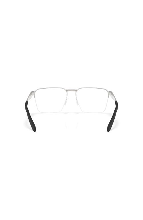 Costa 57mm Rectangle Optical Glasses In Metallic