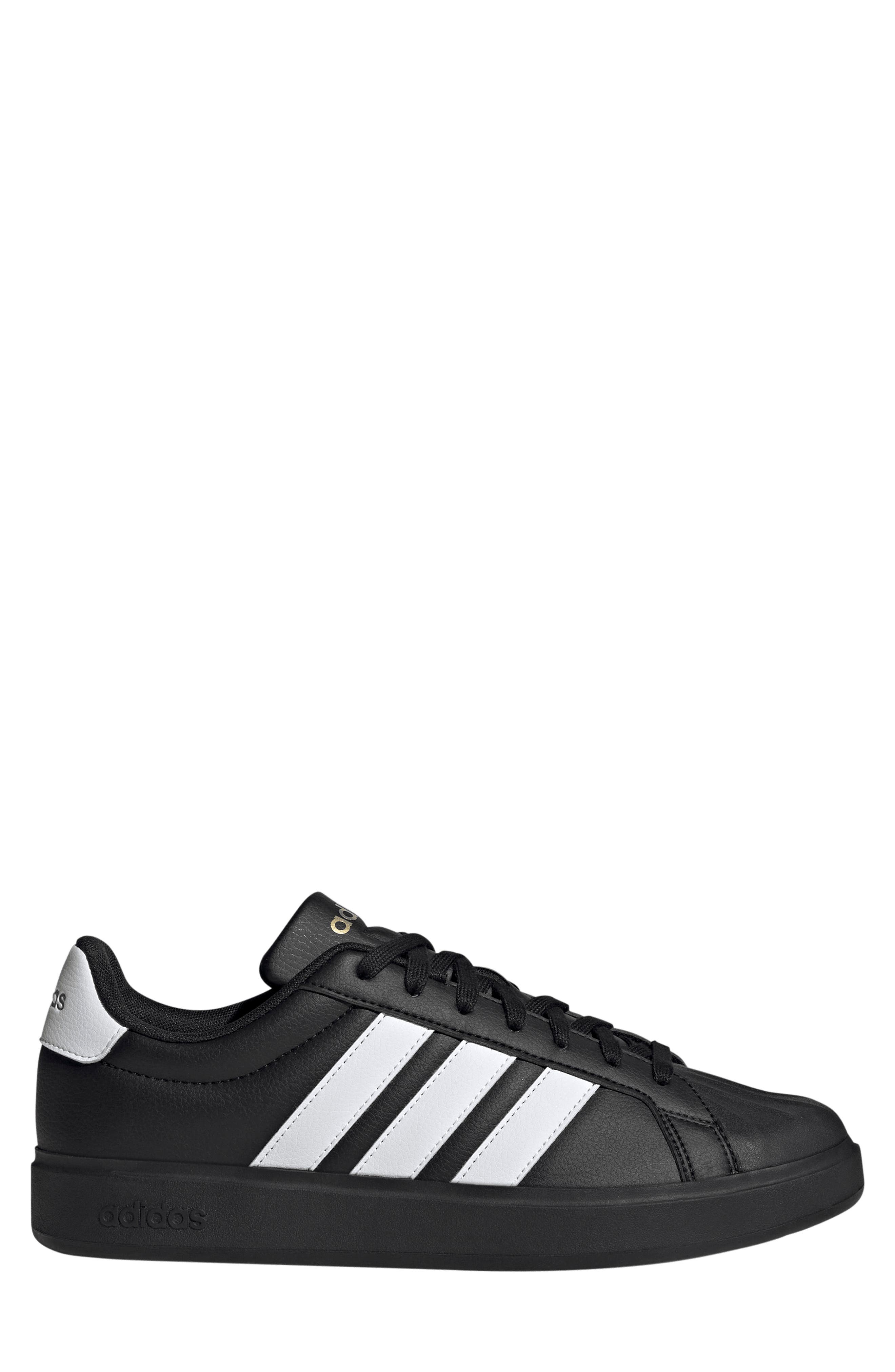adidas Streettalk Sneaker, Alternate, color, Black/ White/ Matte Gold
