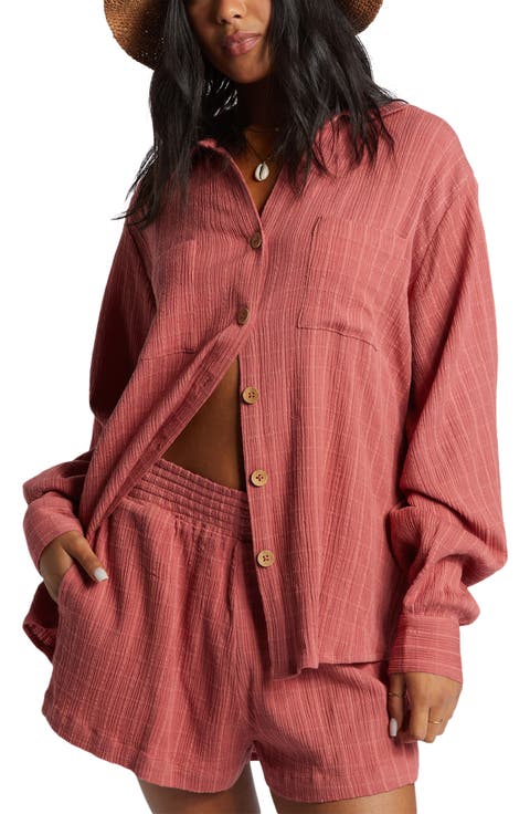 Swell Gauze Button-Up Shirt