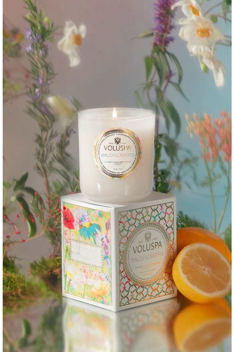 Wildflowers Boxed Classic Candle, Alternate, color, WILDFLOWERS