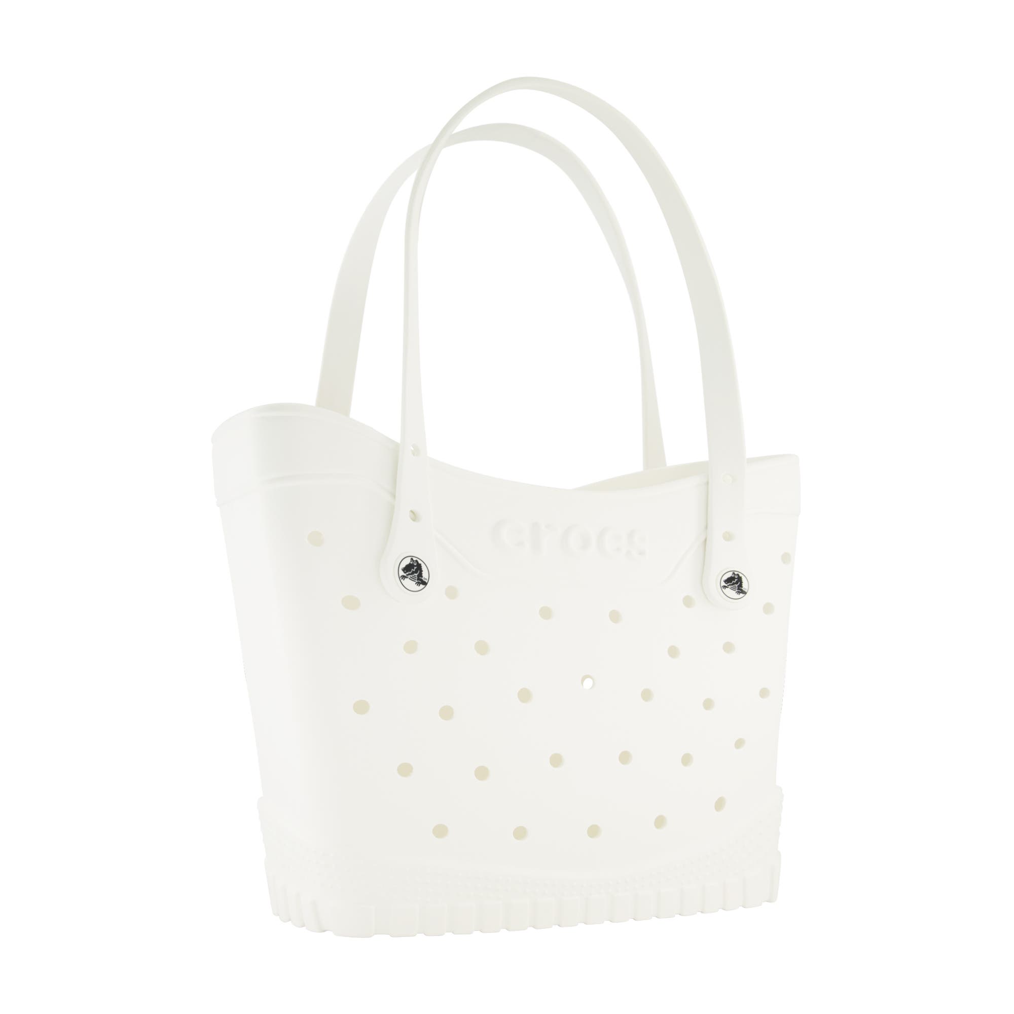 CROCS Medium Classic Tote, Alternate, color, White