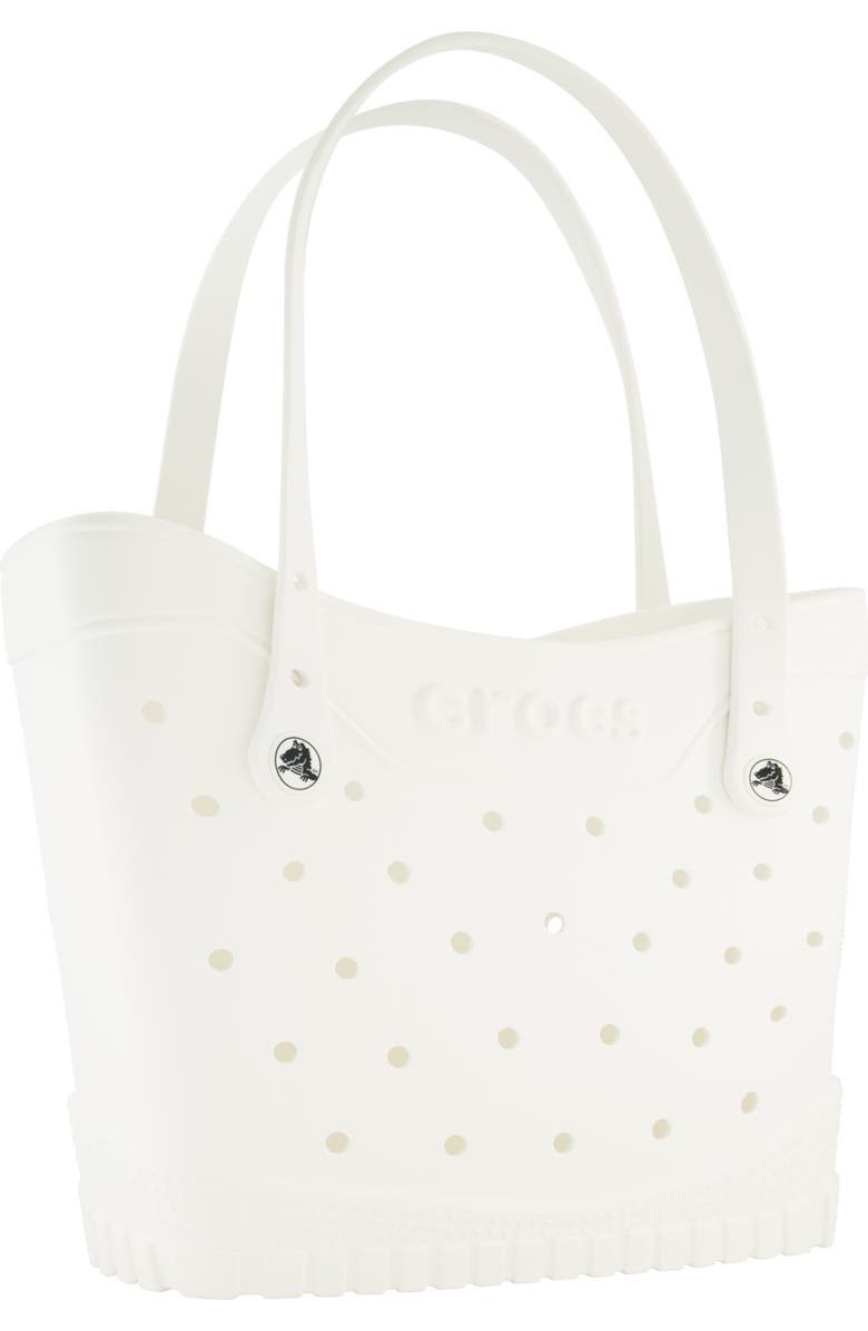 CROCS Medium Classic Tote, Alternate, color, White