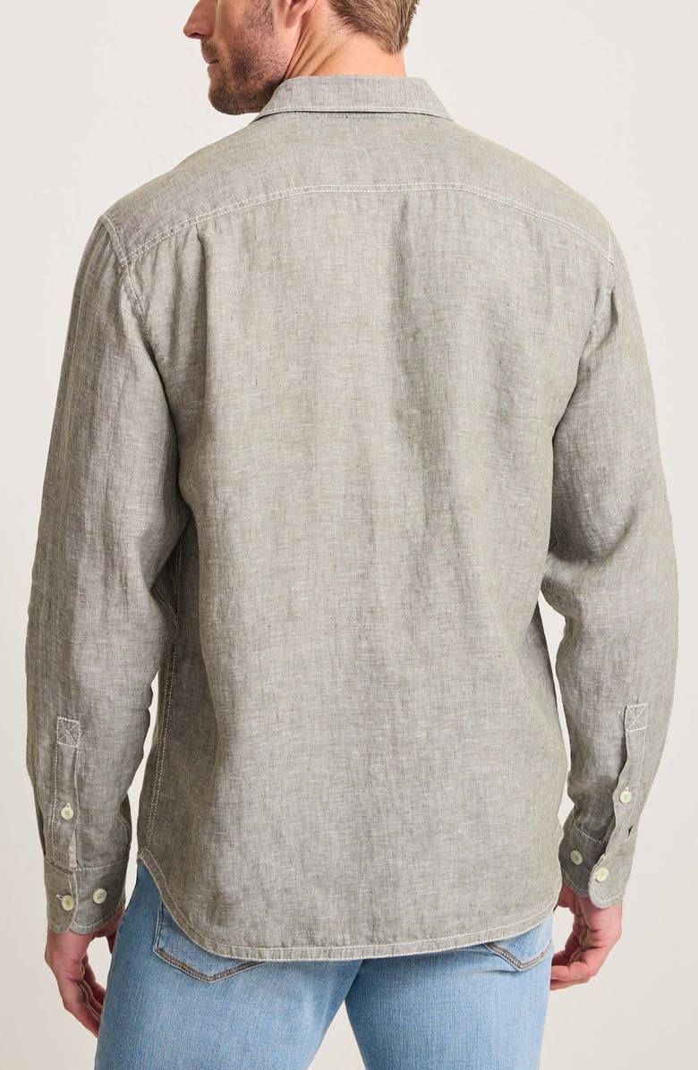 Tommy Bahama Paradise Breezer Linen Shirt, Alternate, color, Natural