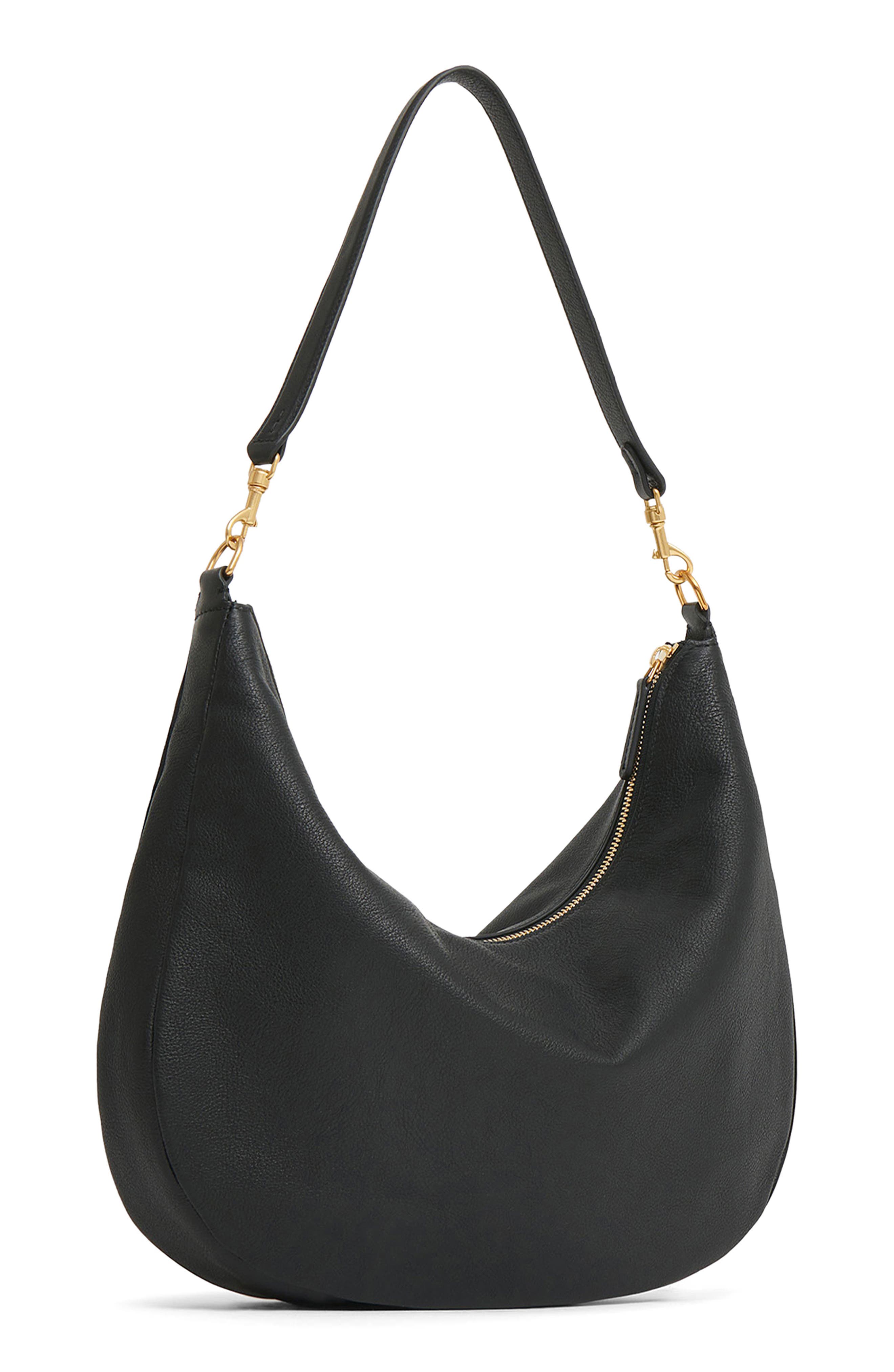 Mansur Gavriel Swing Leather Hobo Bag, Alternate, color, 