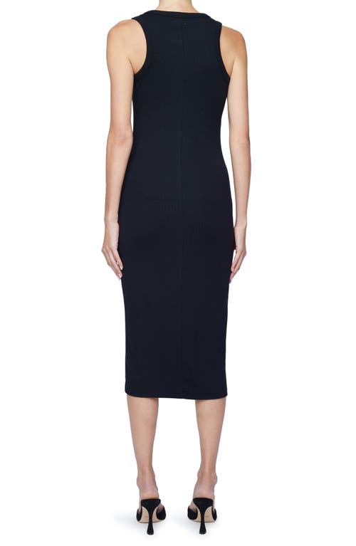 L Agence Synthetic Fibers Midi Dress In Black