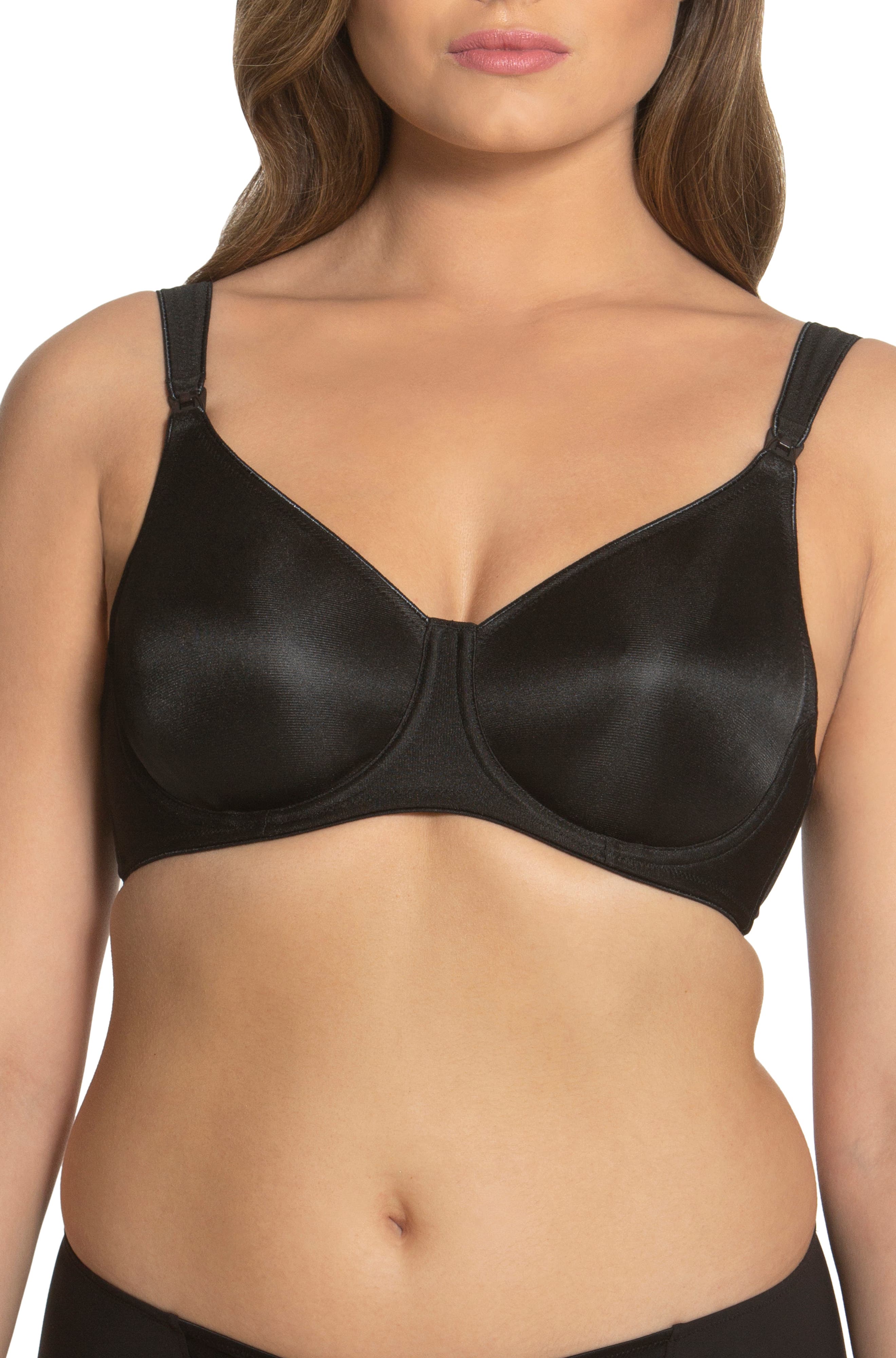 Dominique Intimates Nanette Seamless Nursing Bra In Black