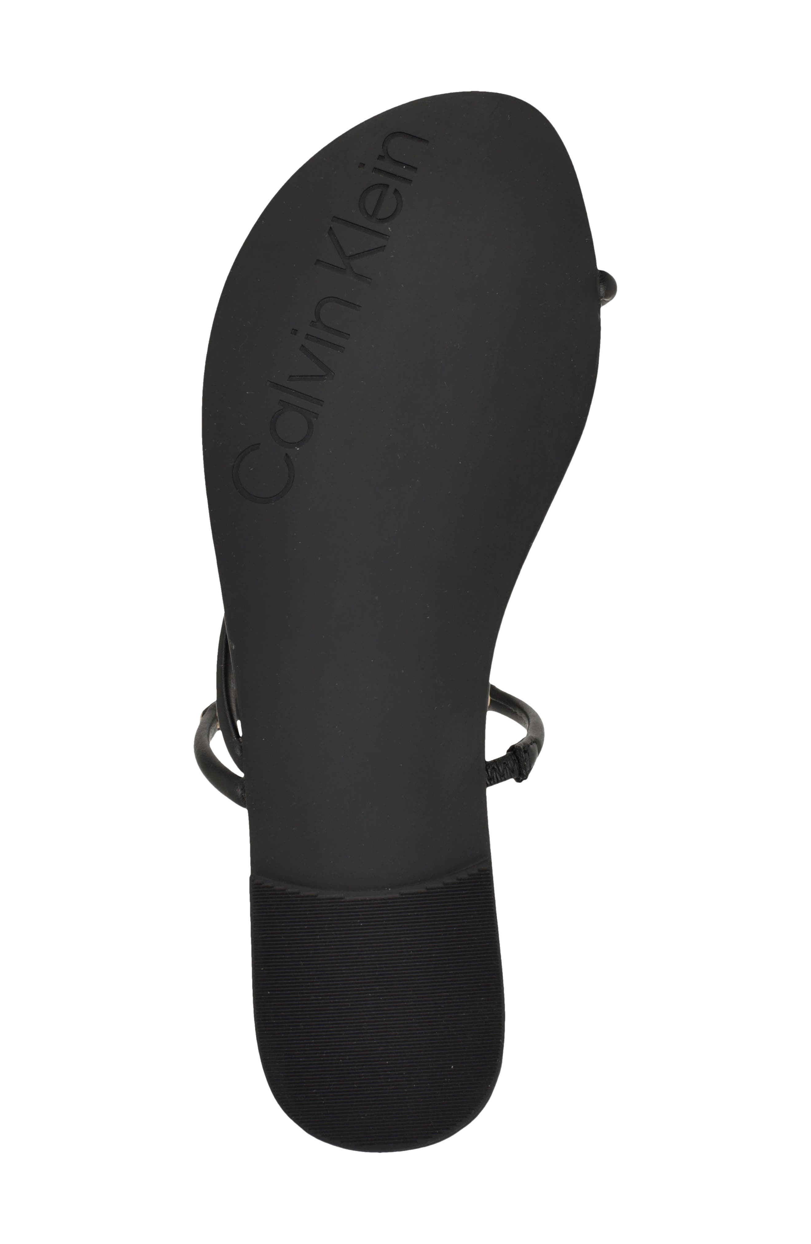 Calvin Klein Bienna Toe Loop Sandal, Alternate, color, 