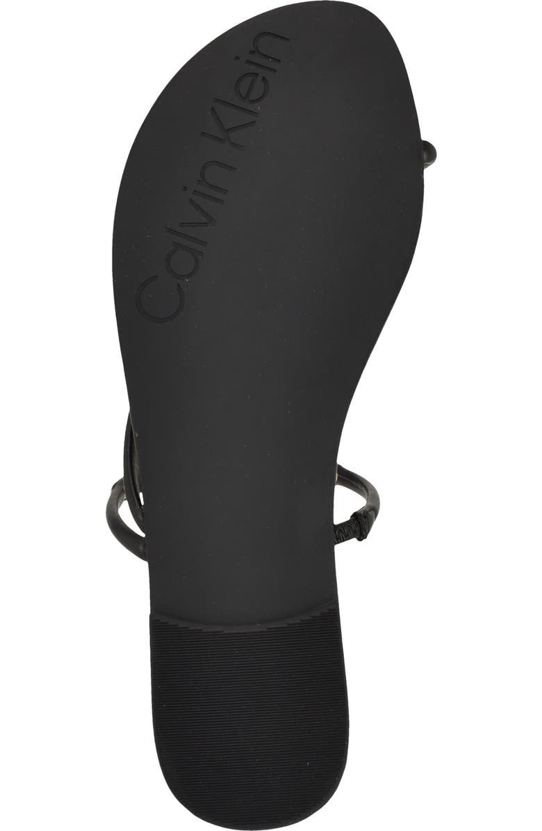 Calvin Klein Bienna Toe Loop Sandal, Alternate, color,
