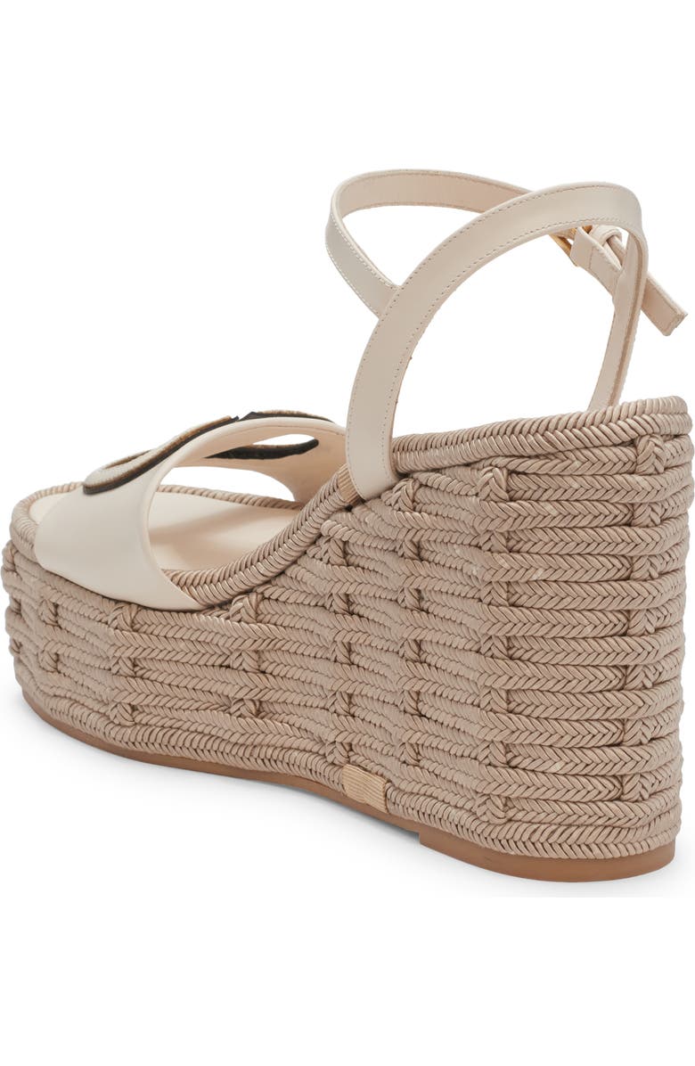 Valentino Garavani VLOGO Espadrille Wedge Sandal, Alternate, color,