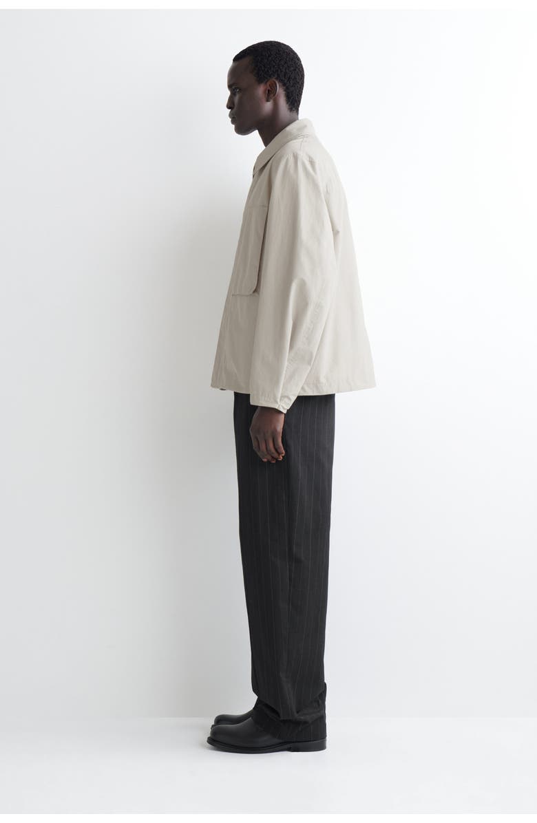 COS Packable-Hood Windbreaker Jacket, Alternate, color, Gray