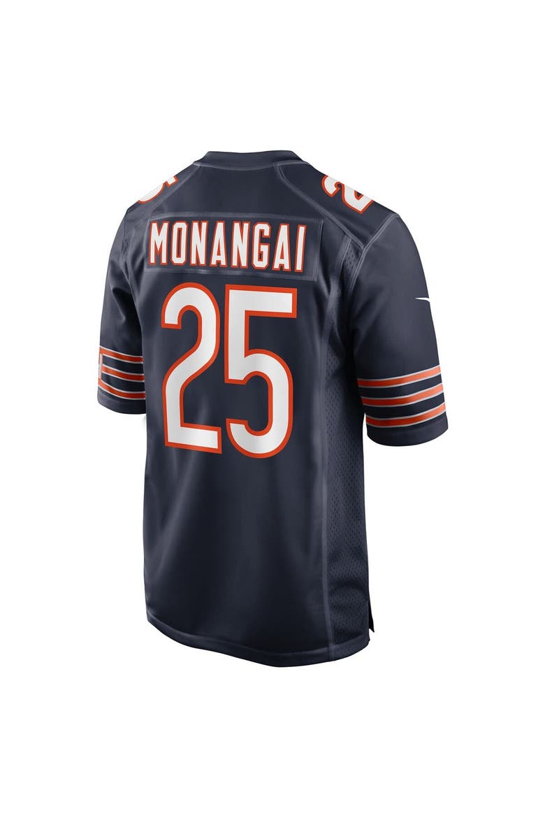 Men's Nike Kyle Monangai  Navy Chicago Bears Team Game Jersey, Alternate, color, Navy