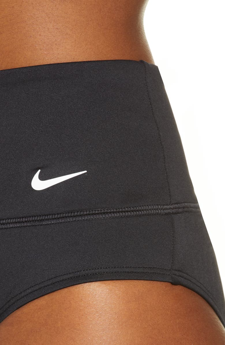 Nike Essential High Waist Bikini Bottoms, Alternate, color, 