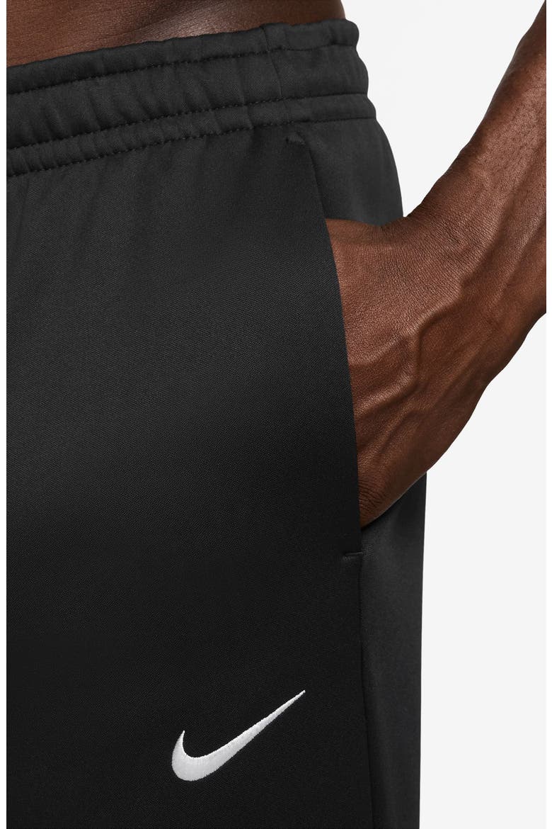 Dri-FIT Hyverse Fleece Pants, Alternate, color, BLACK/ WHITE