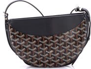Pre-Owned Goyard Hirondelle Shoulder Bag Coated Canvas and Leather