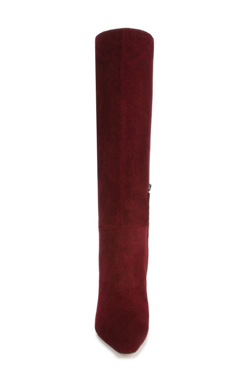 Sam Edelman Sylvia Knee High Boot In Burgundy