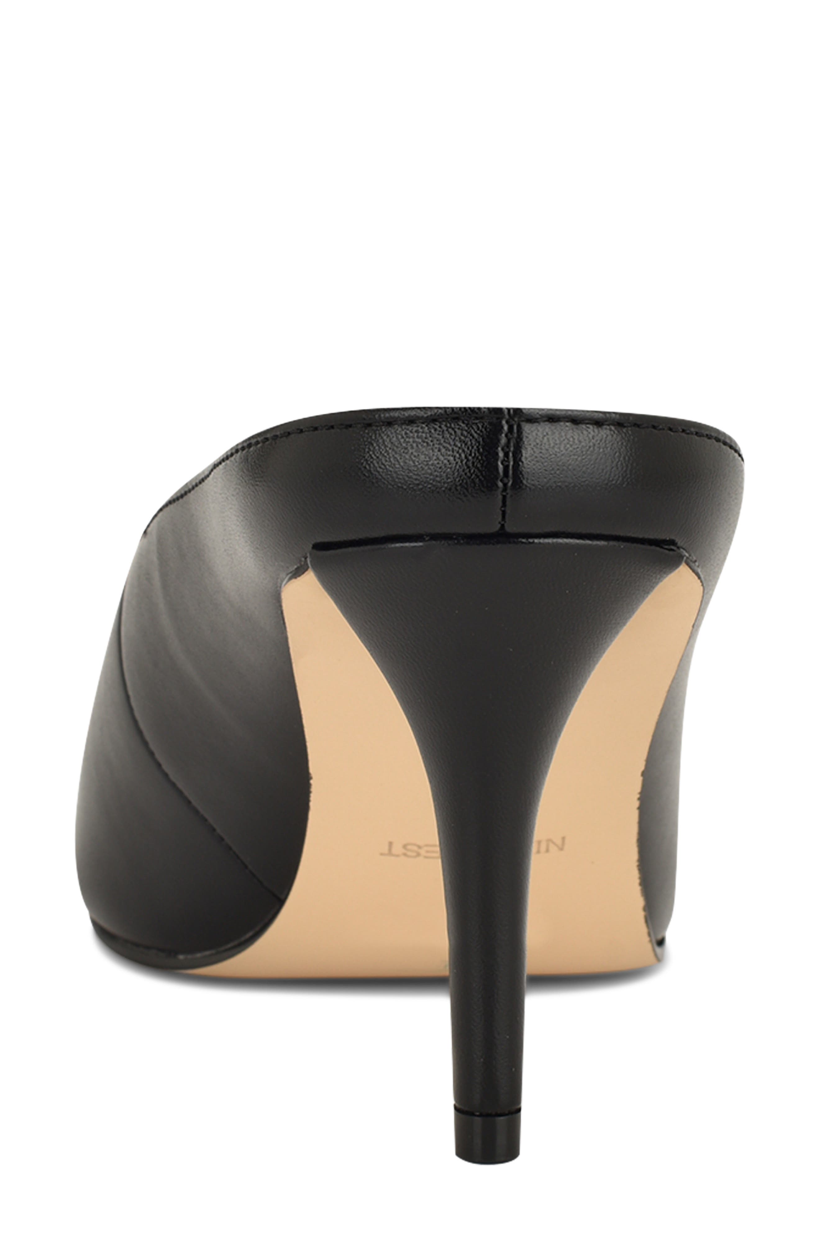 Nine West Verra Pointed Toe Mule, Alternate, color, Black