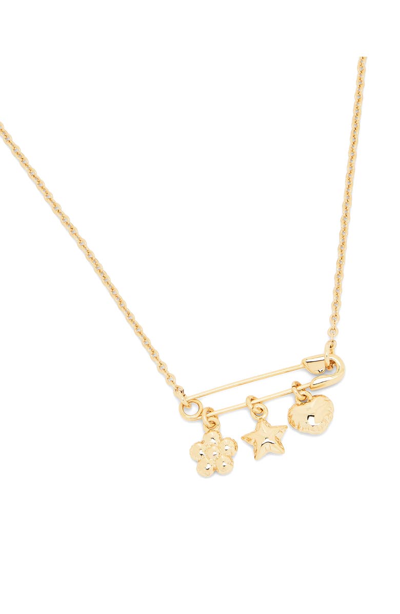Marc Jacobs Balloon Charm Pendant Necklace, Alternate, color, Gold
