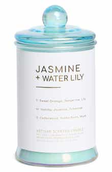 PORTOFINO CANDLES Jasmine & Water Lily Textured Lab Jar Candle