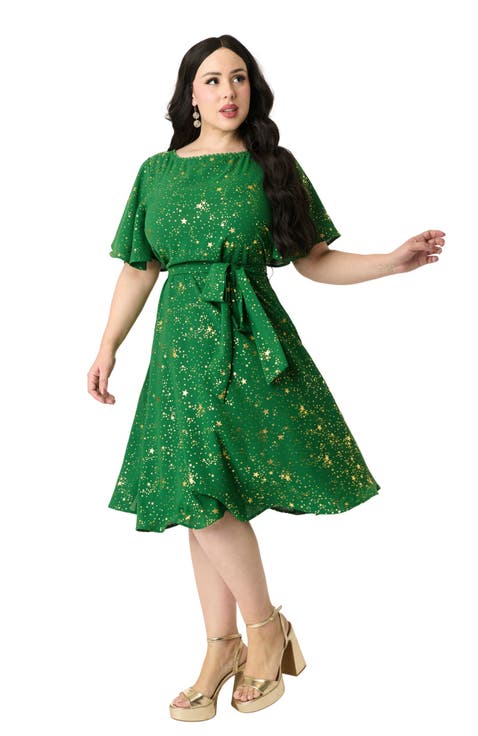 Plus Size 1930s Swing Dress