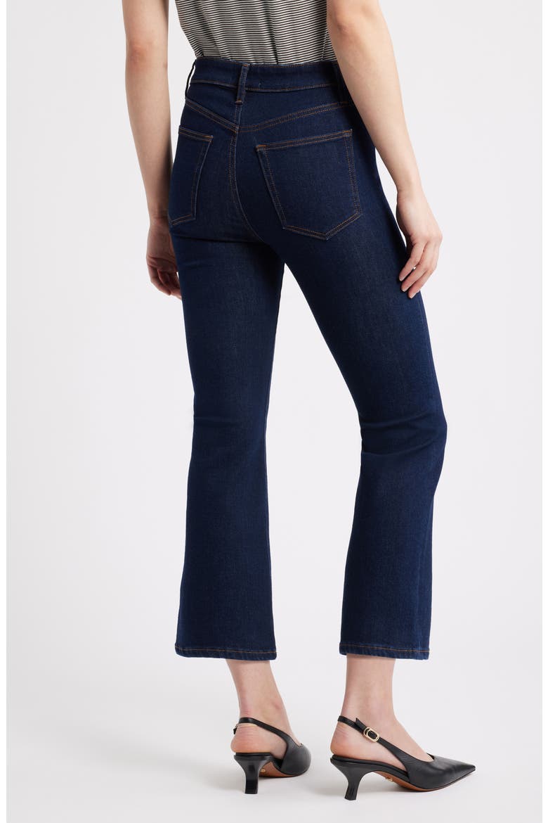 The Reboot High Waist Crop Flare Jeans, Alternate, color, RINSE