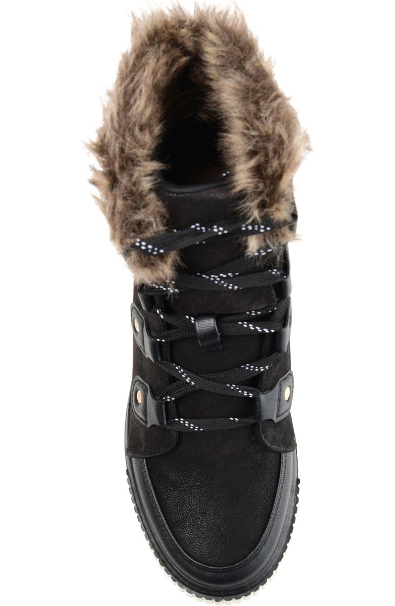 Journee Collection Glacier Boot, Alternate, color, Black