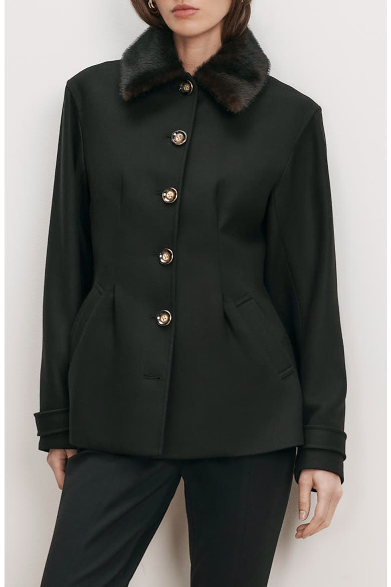 Severine Dickey Coat, Main, color, BLACK