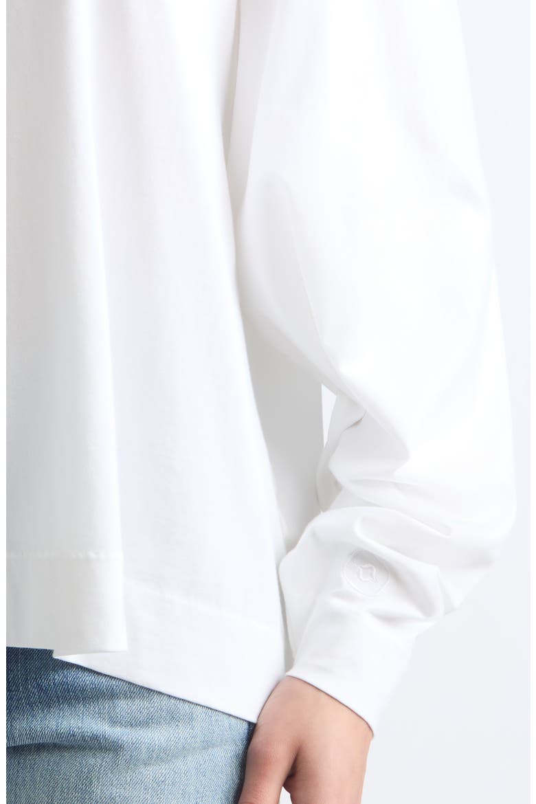 The Honne Funnel Neck Top, Alternate, color, WHITE