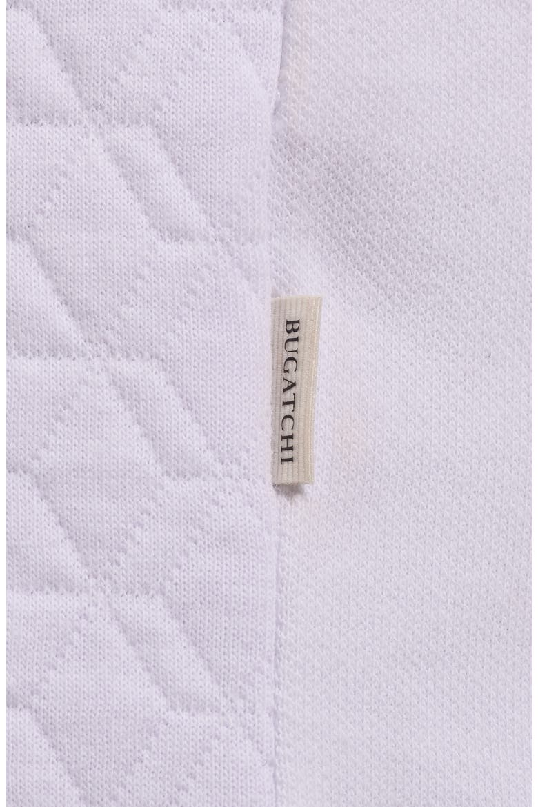 Diamond Quilted Quarter Zip Pullover, Alternate, color, WHITE