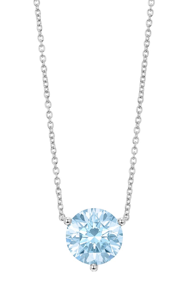 LIGHTBOX 2-Carat Solitaire Lab Grown Diamond Pendant Necklace, Main, color, 