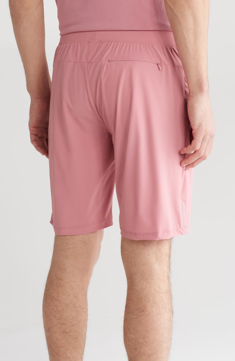 Kenneth Cole Water Repellent Active Stretch Running Shorts, Alternate, color,