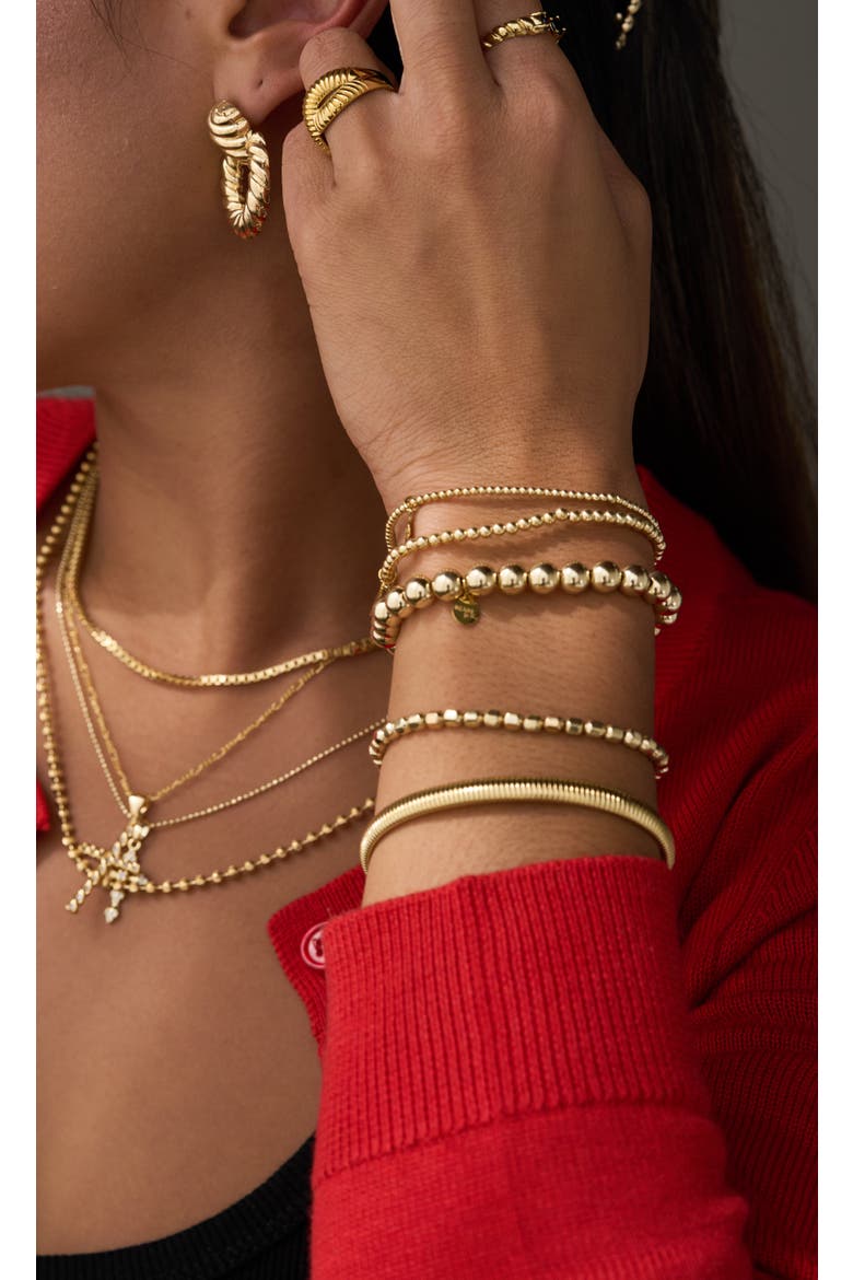 Costa Mini Bracelet, Alternate, color, Gold