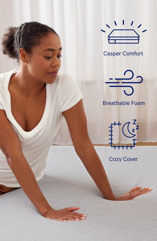 Casper Essential 2 Mattress Topper In White