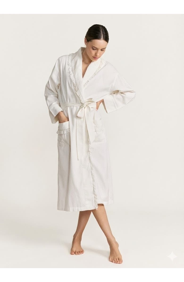 If Only If Pippy Robe, Main, color, White