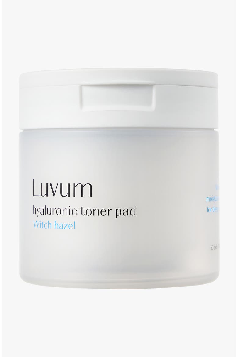 Witch Hazel Hyaluronic Toner Pad, Main, color, None
