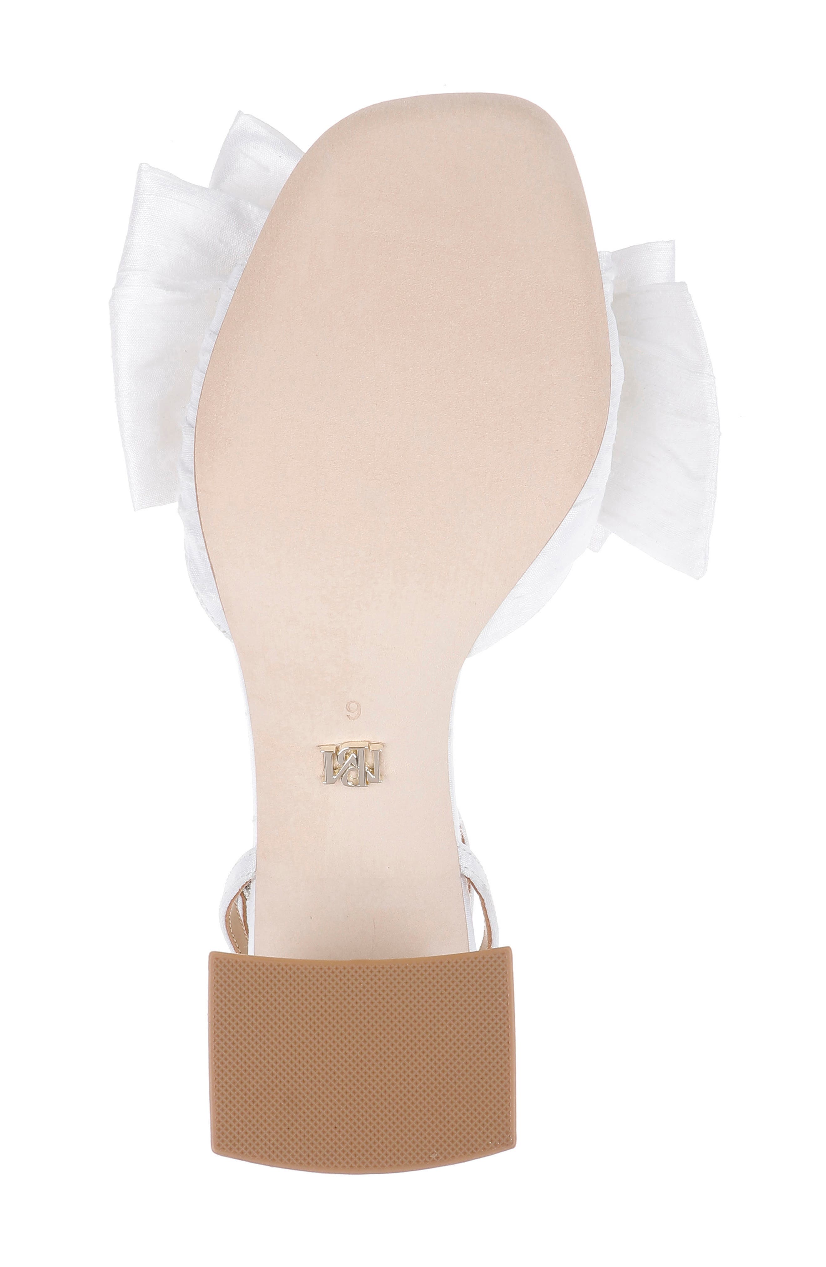 BADGLEY MISCHKA Olani Platform Ankle Strap Sandal, Alternate, color, White Silk