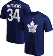 FANATICS Men's Fanatics Branded Auston Matthews Blue Toronto Maple Leafs Big & Tall Name & Number T-Shirt