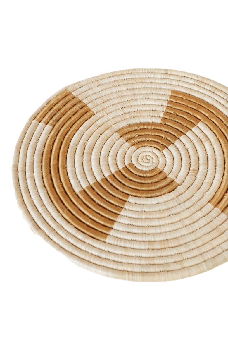 indego africa Gold Geo Placemat, Alternate, color, Gold And Natural